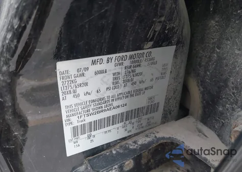 2010 Ford F-250 Cabela's/Harley-Davidson/King Ranch/Lariat/Xl/Xlt z USA, uszkodzony, nr VIN 1FTSW2BR9AEA06124